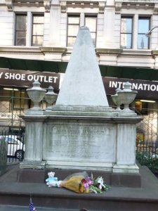 Hamilton Grave in Trinity Church